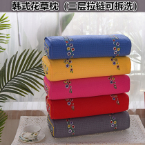Buckwheat Pillow Care Neck Pillow Chinese Retro Millet Shell Palace Court Health Help Sleep Protection Cervical Spine Square Pillow Single Pillow Inner