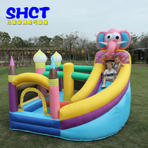 Childrens bouncy castle home indoor small Slide Park naughty Fort jumping trampoline baby toy playground