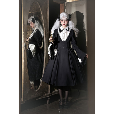 taobao agent Halloween Diablo CLA solid color skirt Gothic female style Lolita Lolita Lolita