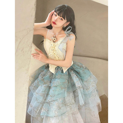 taobao agent Set, evening dress, Lolita style