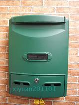 Cast aluminum letterbox rainproof and non-rusty letter box mailbox outdoor post box Villa newspaper box home letter box opinion box