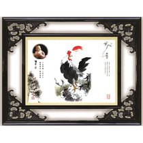 Year of the Rooster Newborn Gift Monkey Baby Portrait Painting Baby Fetal Hair Souvenir Custom diy Wall