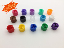 Color round four-tooth size circle blank non-printing hanger size ring size buckle ring label grain clip