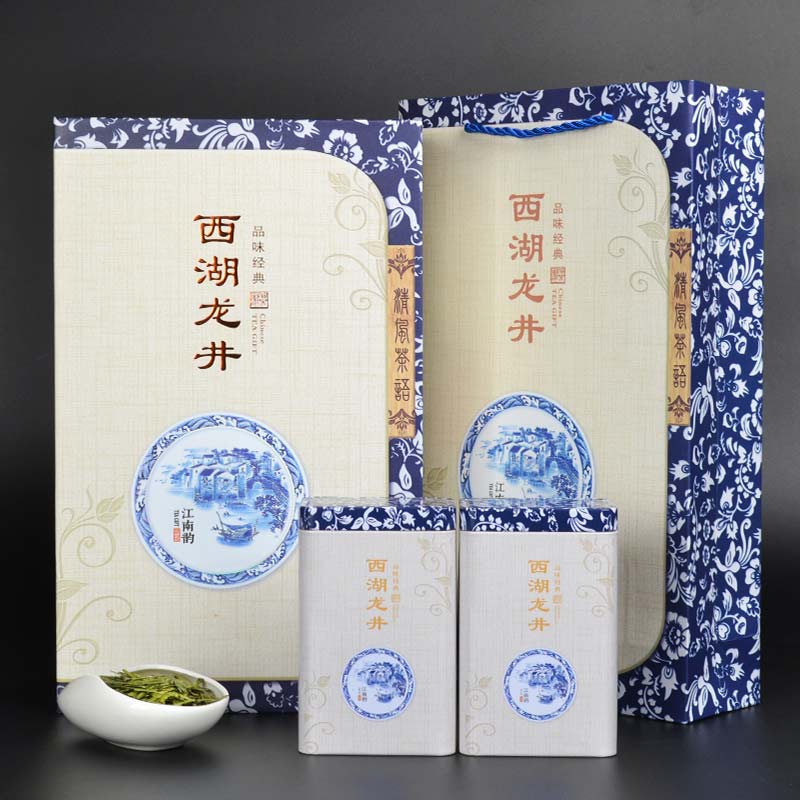 2019 New Tea Zhejiang Hangzhou Pre-Ming First Class West Lake Longjing Gift Box Green Tea Gift