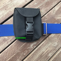 dbsqszb diving belt contains Day clasp independent individual flexible black 2kg lead block weight bag