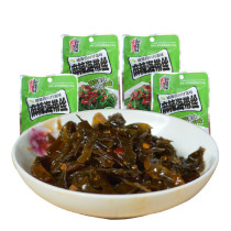 Tiger sea belt silk 22g small snacks spicy sea belt silk open bag ready to eat whole box packaging spicy pickles cold mix