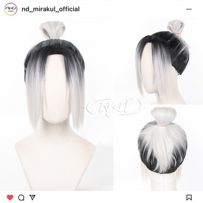 taobao agent No need to trim!ND home] My Ya Wan Yin Blue Prison COS wig styling has been braided