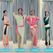Meizi Yuan belly dance costume female performance clothes 2020 new set of folk SHABBY robe SAIDI dress