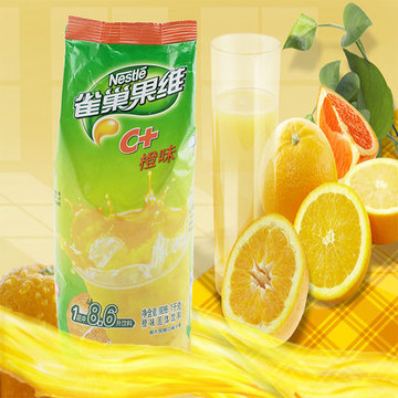 雀巢果维c 橙味1000g果珍菓珍冲饮果汁粉固体饮料粉