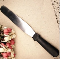 Baking tool stainless steel spatula scraper fine tooth coarse tooth knife kiss knife 8 inch spatula