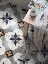 Retro net red small tiles Bathroom non-slip tiles Kitchen wall tiles Floor tiles Balcony Blue tiles 200×200