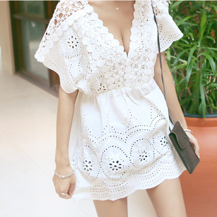 Season fresh white beach skirt bikini hoodie Bali Maldives