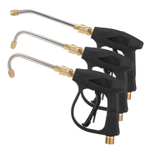 High-pressure household car washer elbow water gun home appliance cleaning air conditioner special fan-shaped stainless steel Flushing roof chassis