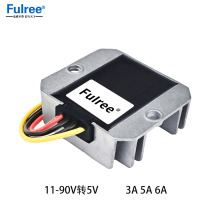 60V72 Buck 5V converter 11V to 90V drop 5V power 1A to 6A 11-90V go 5V DC Buck