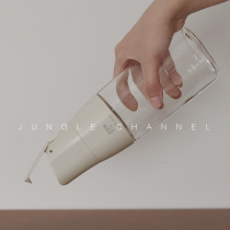 zuutii household kitchen gravity open-lid glass bottle oil pot Induction oil tank automatic leak-proof oil bottle Seasoning bottle
