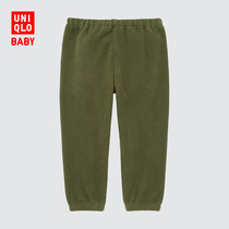 Uniqlo autumn and winter infant fleece leggings (leggings can be worn outside) 440935(70-120cm)