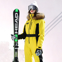 RUNNINGRIVER running outdoor double board veneer wild snow windproof breathable womens one-piece ski suit N9470