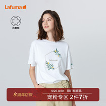LAFUMA Leify leaf summer New loose quick dry casual cotton short sleeve t-shirt women LFTS1BS67Y