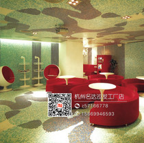 Office lobby sofa Hotel leisure area Hospitality Business negotiation Sofa Reception Creative arc semicircular sofa