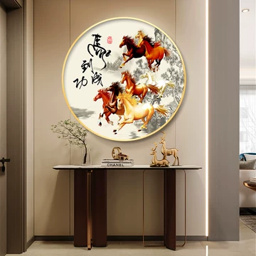 八骏马图挂画-八骏马图挂画促销价格、八骏马图挂画品牌- 淘宝
