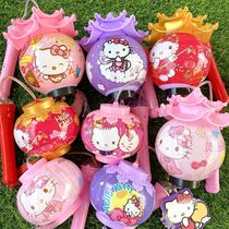 2021 Mid-Autumn Festival Childrens Lantern Girl hello kitty Music Lantern hello kitty Hexagon Lantern