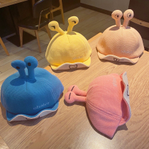 Baby hat autumn and winter infant Korean version boy peaked cap soft brim shade spring and autumn cute super cute baby hat