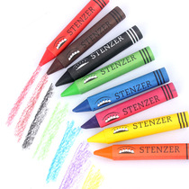 Kindergarten childrens 8-color coarse crayon Primary school students painting art graffiti color environmental protection safety big crayon