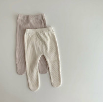 Babys pantyhose Spring and autumn money for men and women 100 lap pit Bar big PP hit bottom pants outside wearing 100 lap pure color slapped underpants