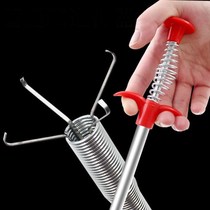 Kitchen sewer dredge through sewer pipe blockage cleaning artifact toilet toilet dredge claw