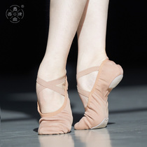 Full stretch cloth free tie-up practice soft bottom adult art Test table performance Classical Modern Ballet Cat Claw dance shoes