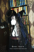 Original * Witchs astrology * Flash yarn long hanging chain gorgeous witch hat for horoscope cat Halloween