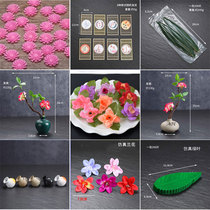 Sashimi plate decoration flower and grass plate decoration creative Western dishes cooking sushi dishes surrounding cold dishes platter Rose