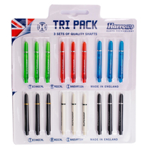 Tri Pack (Shafts) Dart Rod Combination Package Harrows Harrows UK Original Import