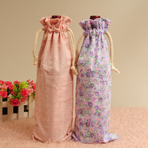 Cotton linen bottle set Chinese style Chinese style red wine bottle clothes Chinese home abroad gifts