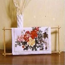 1 2 meters hand-held embroidery stretch embroidery cross embroidery embroidery frame King-size portable household rectangular bracket solid wood tools
