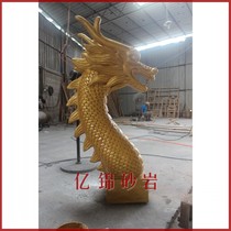 Sandstone round carving decoration landscape garden fountain sculpture sandstone spray faucet sculpture sandstone fountain ornaments