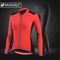Riding clothes Spring and Autumn long sleeves breathable mountain road bike womens suit summer thin clothes riding pants set