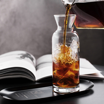 One Inscription for Imported Glass American Drip Style Hand Punching Iced Coffee Share Jug Juice Drink Bottle 250ml