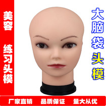 Beauty practice massage head dummy head mold soft light head with acupoint doll die head teaching head model head