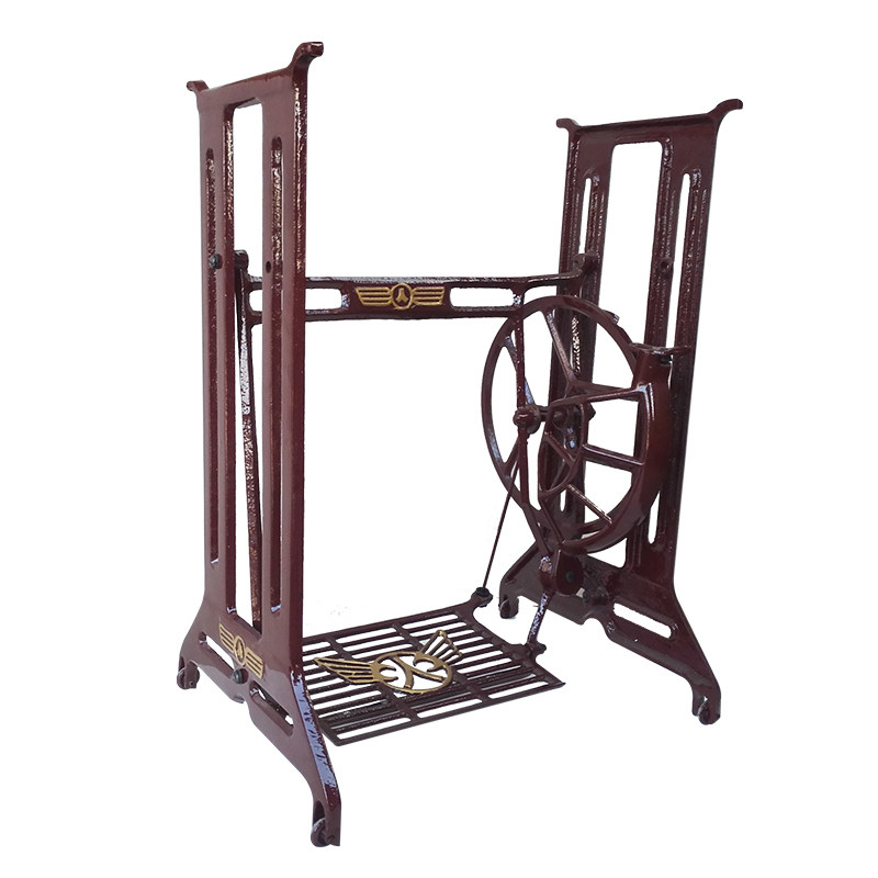 老式缝纫机脚架台架 家用机架铸铁脚踏缝纫机