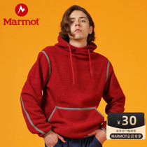  Marmot groundhog 2021 new outdoor sports leisure elastic lambskin style mens pullover fleece jacket