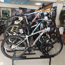 Electric bicycle display display stand for mountain bike three-story Four-story car shop with special folding car for driving