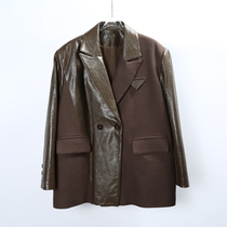 2022 The new thick sheep leather coat of the new coat of coat female fur is short - medium - long coat of coat locomotive