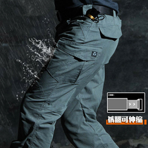 Archon lightning tactical pants Mens spring and autumn outdoor overalls army fans special forces pure cotton elastic straight training pants