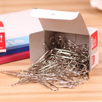 Deli Deli paper clip 0018 paper clip Paper clip Silver metal financial office special paper clip
