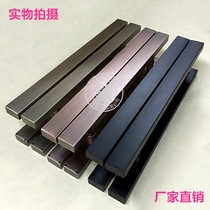 Chinese imitation ancient gate handle ancient copper pushing Ramen modern hotel black wooden door handle glass door handle spot