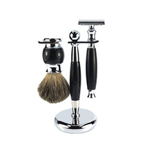 Model room custom home mens retro manual razor set shaving brush shaving brush shaved brush rack