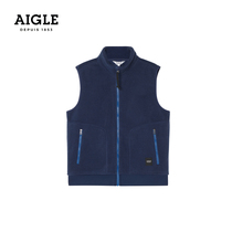 AIGLE AIGLE 2021 New FILIACOM men warm wear-resistant comfortable stand collar fleece vest
