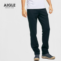 AIGLE JIMSTRETCH autumn and winter mens warm breathable and comfortable fleece straight trousers