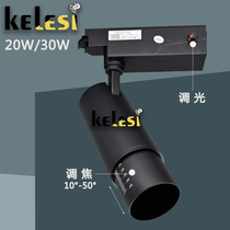 Art Museum Exhibition Hall led Track Spotlight Museum Spotlight Dimming LED20W30W Zoom Rail Track Focusing